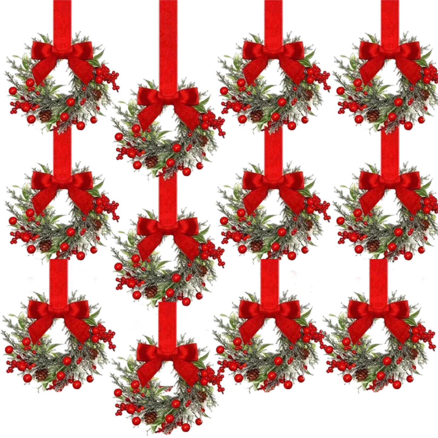 Christmas Mini Wreath Set